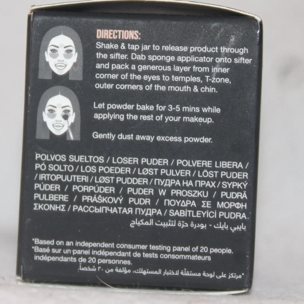 HUDA BEAUTY Baby Bake Loose Baking & Setting Powder Kunafa New in box 0.21 oz